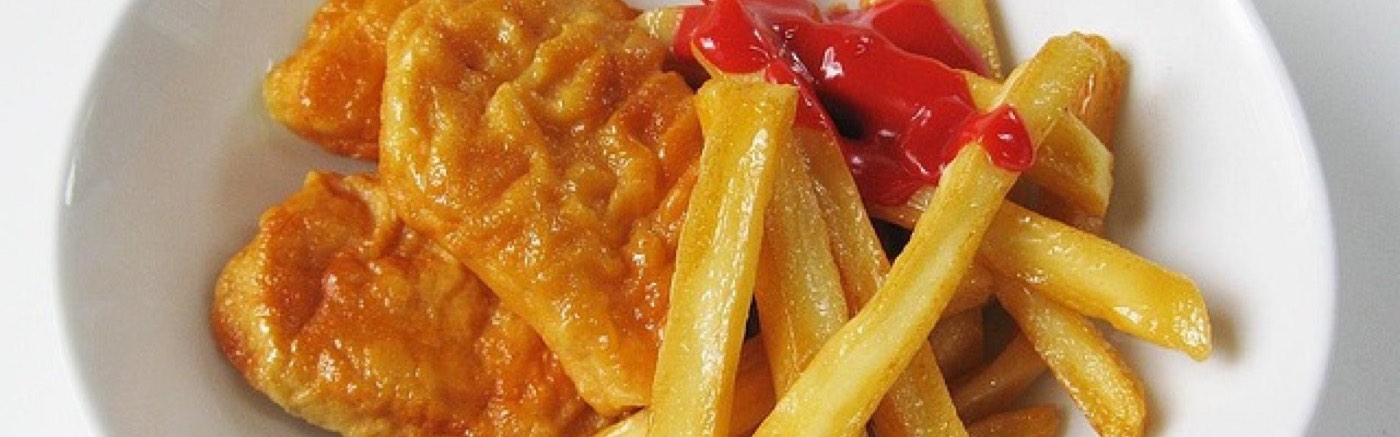 Pommes frites als Kinderportion